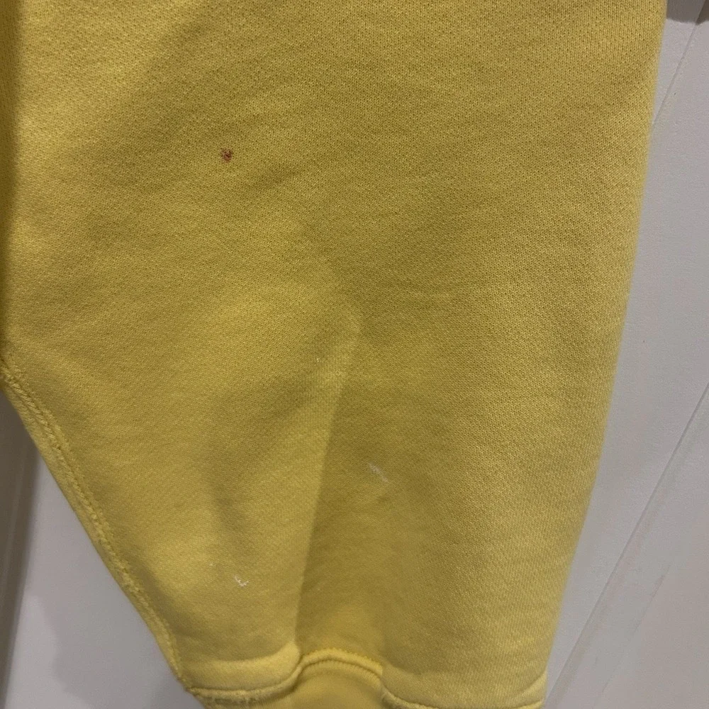 VTG Polo Ralph Lauren Sweatshirt Mens XL Yellow Crewneck 90s Made In USA Tag